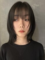 ボコカ(bococa) 大人女性黒髪ミディアムくびれレイヤー