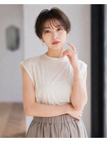 バグズ ヘアデザイン 桔梗が丘店(Baguz HAIR DESIGN)&nbsp;ハンサムショート×シースルーバング×耳掛け