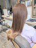 【自慢の縮毛矯正】自然な極艶ストレート＋カット＋高濃度トリートメント