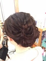 ロカット サロン(Roquat Salon)&nbsp;なみなみミディアムアップアレンジ【ヘアセット立川/立川南】