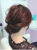 シニョン風ルーズアップ☆