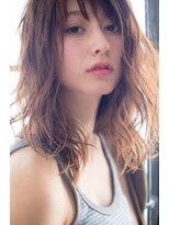 ロンドプランタン 恵比寿(Lond Printemps)&nbsp;小顔モテ前髪 モカブラウンゆる巻きカール