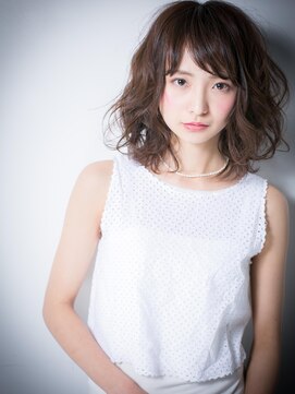 カバーヘア ブリス 上尾西口店(COVER HAIR bliss) *bliss上尾*くせ毛風カール♪愛されスパイラル小顔セミディw