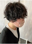マッシュショート/パーマ/20代/30代/40代
