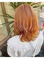 アルケー ヘアアンドヘッドスパ 錦糸町南口店(arche Hair&head spa) 淡めのオレンジです♪ お肌に合わせてお色選びます！［錦糸町］