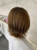 セットアップ 倉敷中庄店(SET-UP)&nbsp;ライトマロンブラウン外はねボブ