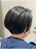 2セクションショートボブ