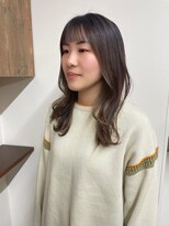 ベルクープス 天王寺店(Belle Coupes) 【BelleCoupes】顔まわりレイヤー ショコラブラウン