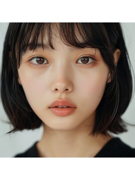 エヌプラス(N+) ぱっつん　ボブ