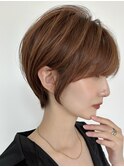 ハイライトカラーグレージュベージュケアブリーチダブルカラー