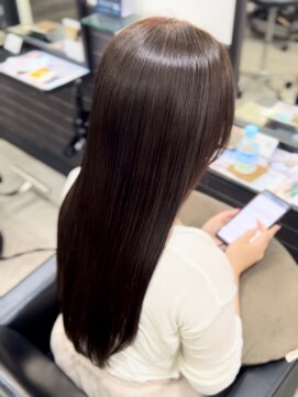 デューヘアー(due hair) 髪質改善×ダークアッシュ×暗めカラー×レイヤーカット