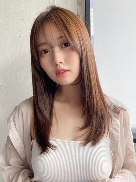 エトラ 渋谷店(etora) 小顔 フェミニンロング メルティーカラー 似合わせカット"