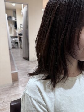 ラボヌールヘアーノーブル 新越谷店(La Bonheur hair noble) ミディアムレイヤー/極上髪質改善【美髪】【イメチェン】