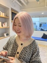 バズ(BUZZ) 春カラー＊ホワイトピンクボブ