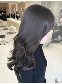 グレージュ/韓国ヘア/レイヤー/縮毛矯正