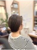 大人ショートヘアショートボブ前髪なし【新百合ヶ丘ヘッドスパ】