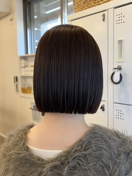 セブンルックス モカ 宇都宮鶴田店(7LOOKS mocha) 切りっぱなしボブ