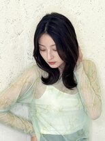 美容室 パルス 静岡鷹匠店(PALS)&nbsp;韓国風 くびれミディアム 髪質改善 就活カラー 透明感カラー