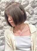 【Moana Lua平塚】#ボブ#ベージュ#艶カラー#トリートメント