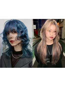 【ダブルカラー\10800】希望を外さないブリーチ/ダブルカラー/エクステ/インナーカラー［原宿/表参道］