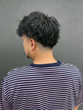 縦落ちツイスパ【大人世代/メンズ/パーマ】
