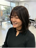 【arte HAIR】ミディアムレイヤー/ダークブラウン