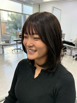 アルテヘアー(arte HAIR) 【arte HAIR】ミディアムレイヤー/ダークブラウン