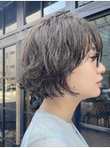 ボブパーマミニボブパーマ大人かわいいボブパー マ