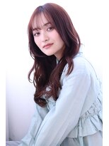 マルシェ(marche)&nbsp;ロングレイヤー　ピンクベージュ