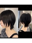 ウルフカット×くびれヘア×ウルフヘア
