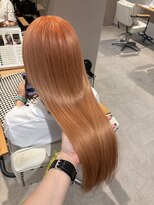 パプス ド コワフュール 川西能勢口店(Pap's de coiffeur) ハイトーンオレンジカラー*