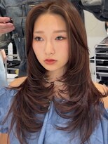 シー 萩原店(sea)&nbsp;ブリーチハイライト髪質改善ダブルカラーレイヤーカット