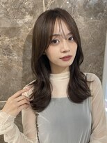 ハニーシブヤ(HONEY shibuya)&nbsp;ハッシュカット/くびれレイヤー/ヘーゼルベージュ/シアーバング1