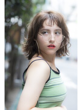 ミエルヘアーエスト 新宿店(mielhair est) 外国人風×切りっぱなしボブ