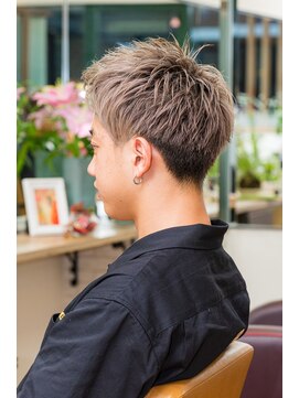 ヘアージャンティ(HAIR GENTIL) メンズ　ショート　【 ソフト刈り上げ × アップバング 】