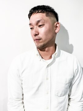 フジヤマ バーバー ショップ(FUJIYAMA BARBER SHOP) ショートレイヤーソフトツーブロック ビジカジ