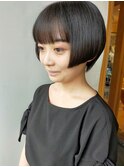 【morio原宿】刈上げショート 前下がりライン