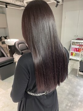 リンドトウキョウ ウメダ(LINDO TOKYO) 透けるラベンダー　ブリーチなしカラー