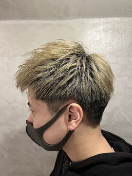 アウル(OWL) ジェットショート×ブロンド　　【OWL六甲】