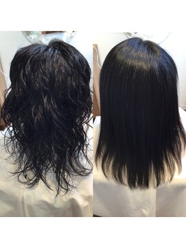 チェルシー 柏の葉キャンパス 髪質改善ケラチンブローアウトダブル施術　【縮毛矯正剤不使用】