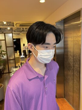 エクリ 麻布十番(equri) 前上がりセンターパート