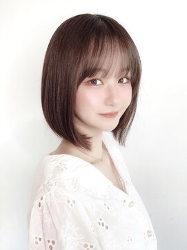 ジュネス 表参道(JYUNESU) ボブウルフ外国人風カラー韓国ツヤカラー透明感20代30代40代