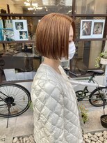 ヒカリス 東三国(HIKARIS) ぱつっとボブ　ミニボブ　ベージュカラー　ハイトーンボブ