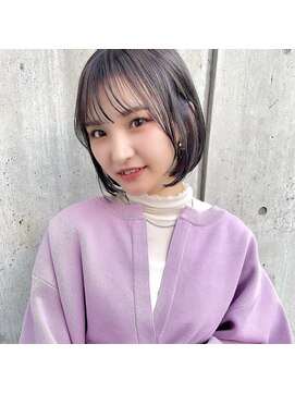 エストアール フクオカ 福岡博多店(est-r. Fukuoka) 博多/ボブ/レイヤーボブ/グレージュ/アディクシーカラー