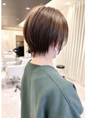 丸みショート/襟足束感ショート/朝ラクショート