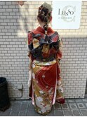 ☆着物ヘアアレンジ　ダウンスタイル☆/30代40代50代