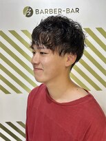 バーバーバー 高坂(BARBER－BAR)&nbsp;ゆるパーマ【カット石井】