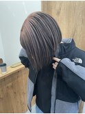 アンブレラカラー×ピンクベージュ