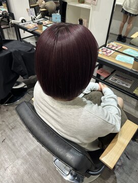 ココット 京橋店(cocotte) 艶髪ピンクラベンダーカラー　上田紗也