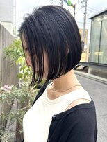 センスヘア(SENSE Hair) ストレートボブ/ミニボブ/切りっぱなしボブ/黒髪ボブ